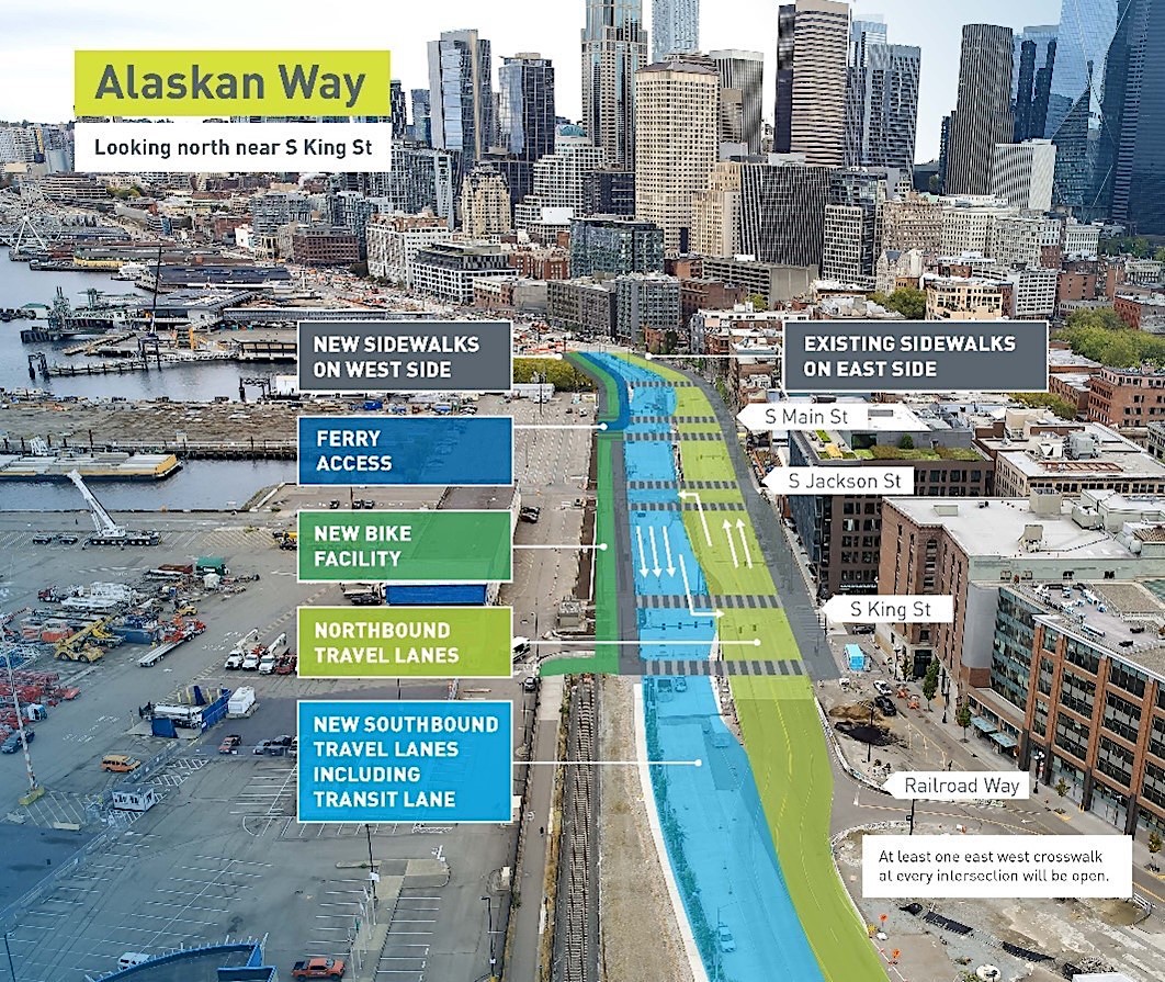 Waterfront Seattle makes changes to Alaskan Way | Westside Seattle